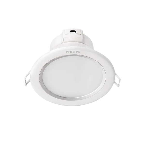 8W/2700K IP20 белый+серебро, врезное отверстие d-125мм (круг) - Светодиодный встраиваемый светильник PHILIPS DOWNLIGHT