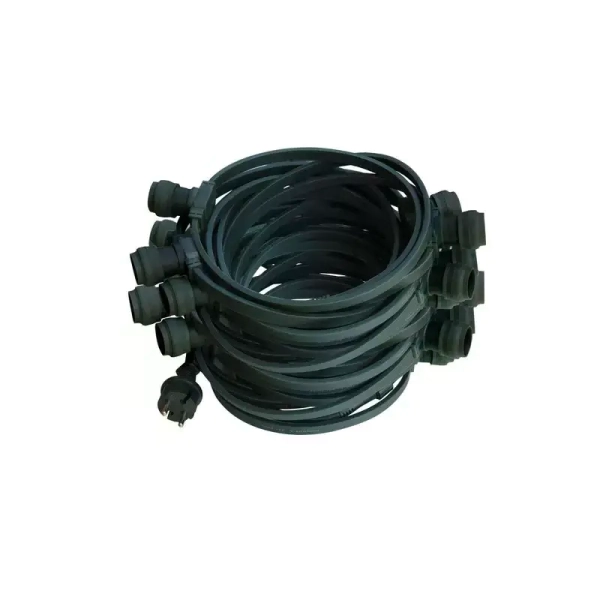 Белт-лайт 5 проводный темно-зеленый 50м Е27 220V IP65 светодинамика